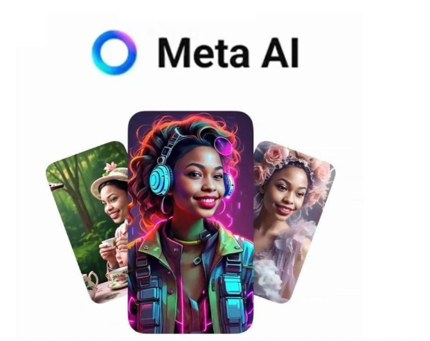 AI avatar of a user imagined as a futuristic space explorer, created using Meta AI's text-to-image tool.