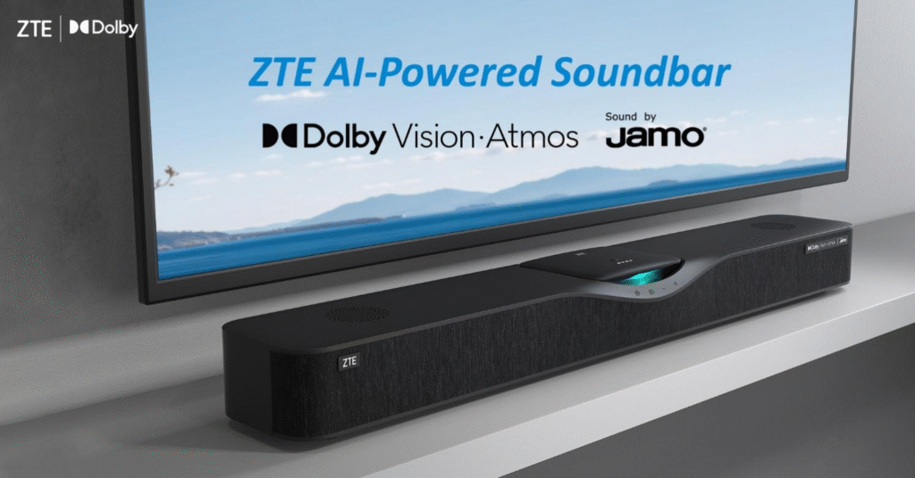 ZTE Unveils 4K AI Soundbar