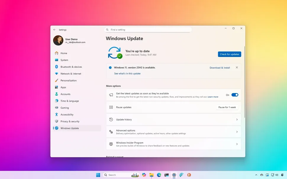 Windows 11 September 2025 Security Update